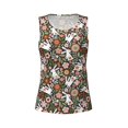 thumbnail image 4 of Lsque Rabbits on Floral Printed Workout Tank Tops for Women, Athletic Sports Tank Tops, Compression Sleeveless Dry Fit Shirts,Sleeveless Yoga Shirt-Medium, 4 of 9