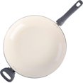 thumbnail image 4 of Spice by Tia Mowry 14 Inch Nontoxic Nonstick Ceramic Interior Large Aluminum Fry Pan - Grey (106952.01R), 4 of 6