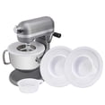 thumbnail image 2 of 2PCS Mixer Bowl Lid Covers for 5.5-6QT Bowls Stand Mixer Splash Guard Lids Prevent Ingredients From Spilling, 2 of 5