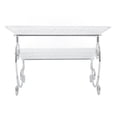 thumbnail image 1 of 2 Tiered Glass Buffet Serving Tray, Multifunctional Glass Buffet Serving Tray Sturdy Stable  for Wedding for Dishes, 1 of 7