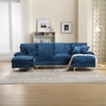 thumbnail image 2 of Miekor Furniture Modern Large chenille Fabric U-Shape Sectional Sofa W4US0056, 2 of 9