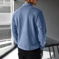 thumbnail image 5 of Hulanddfd Mens Jacket Zip Up Collared Coat, Lightweight Long Sleeve Outerwear with Pockets, Casual Spring Top, 5 of 7