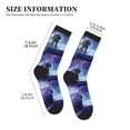 thumbnail image 3 of KLL Astronauts Start Running Print Cool Socks Men's Women's Crew Socks Funny Crazy Novelty Stockings, 3 of 7