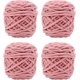 thumbnail image 1 of Hilo de lana para tejer 4xHilo de tejer para crochet, hilo grueso suave para hacer proyectos de hilo, 1 of 5