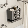 thumbnail image 4 of Wall Mount Shelf, Adhesive Storage Rack, No Drill Bathroom Organizer, Kitchen Floating Caddy, Laundry Room Hanging Tray, SouMaox, 4 of 7
