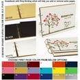 thumbnail image 6 of Darling Souvenir Personalized Engraved Laser Cut Wedding Guest Book Wooden Cover Sign-in Book Registry Guestbook Scrapbook-TZ, 6 of 7
