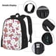 thumbnail image 3 of Easygdp Purple Mushroom Mochila para Niños y Niñas con Set de Caja de Almuerzo y Estuche para Lápices 3 en 1, Mochila Escolar Estampada para Adolescentes, 3 of 7