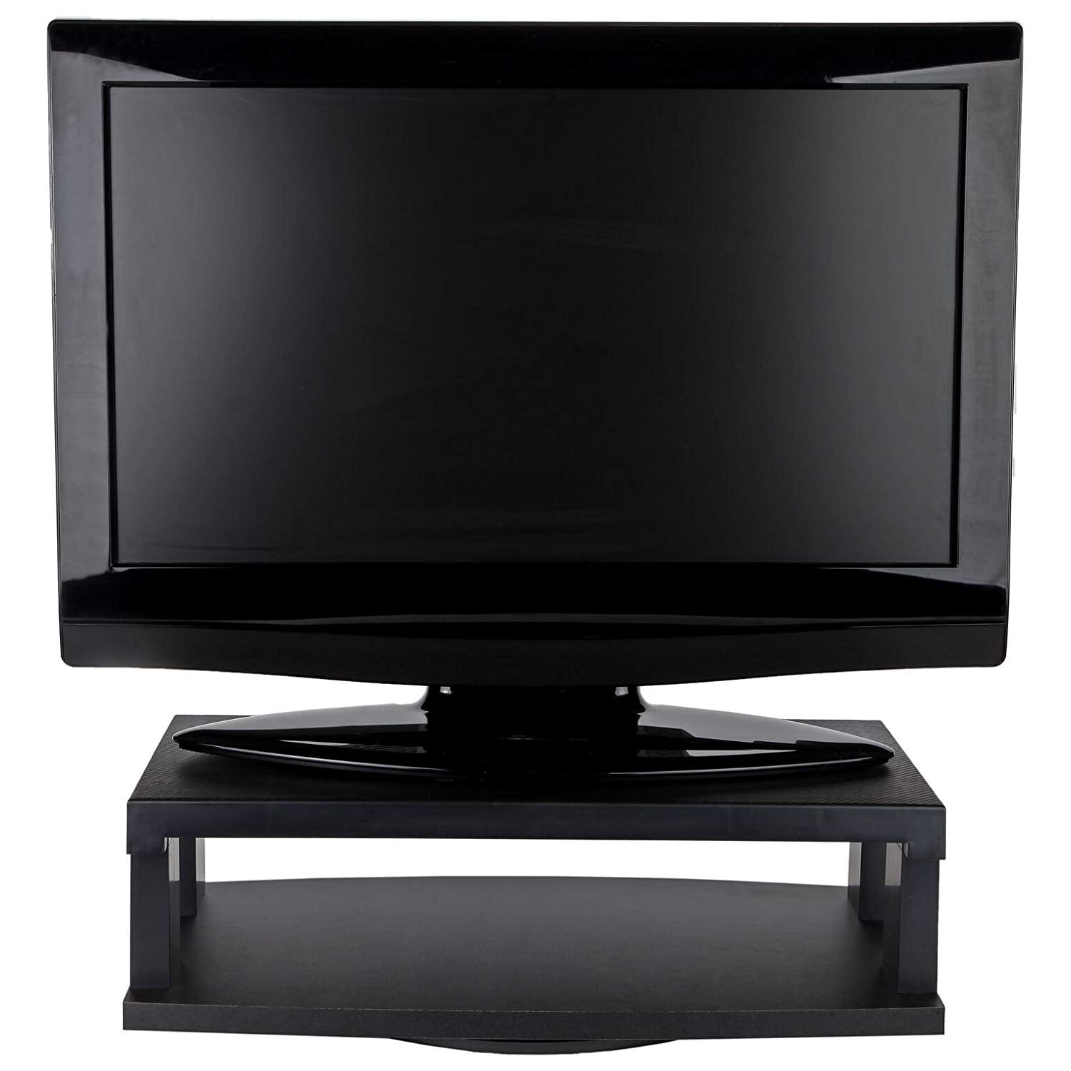 JUMBL WIDE LDC SWIVEL TV STAND,Black