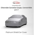 thumbnail image 2 of Platinum Shield Weatherproof Car Cover Compatible with 2017 Chevrolet Corvette Coupe,Convertible - Protect Water, Snow, Sun - Fleece Lining - Free Cable Lock, Storage Bag & Wind Straps, 2 of 8