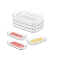 thumbnail image 1 of Caja De Almacenamiento De Alimentos Organizador Refrigerador Xtellar blanco, 1 of 4