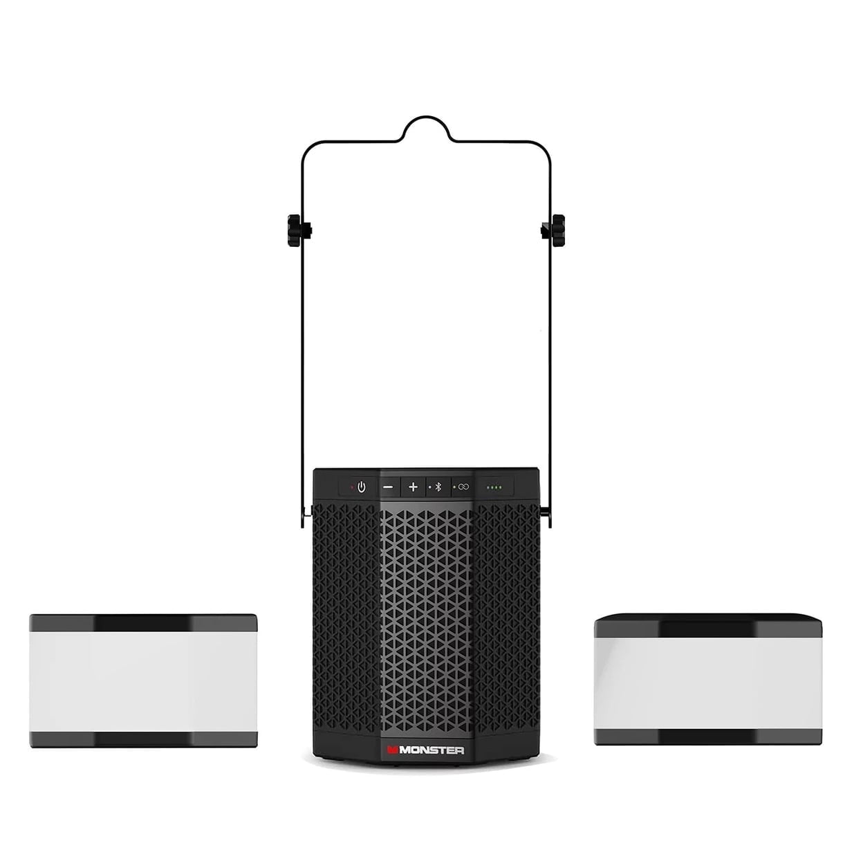 Monster Luna Portable Bluetooth Speaker, 360Â° Sound, RGB