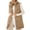 Khaki, variant on SHEWIN Womens Puffer Vest Full Zipper Hooded Long Quilted Jackets Sleeveless Winter Warm Coat Outerwear Color Block