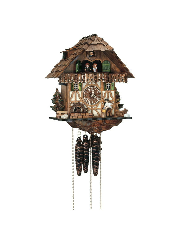 Anton Schneider 12 Inch Wood Chopper Black Forest Cuckoo Clock