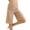 Khaki-2pcs, variant on 2 Pcs Women Culotte Half Slips Seamless Bloomer Pettipants Wide Leg Pants Liner Slip Shorts