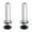 4mm-Black, variant on Ear Stretching Set Glass Plugs Gauges for Ears with Single Expander Body Piercing Jewelry for Men and Women