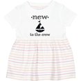 thumbnail image 3 of Inktastic New to the Crew Newborn Girls Baby Dress, 3 of 5