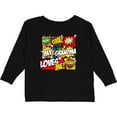 thumbnail image 3 of Inktastic My Grandma Loves Me Superhero Boys or Girls Long Sleeve Toddler T-Shirt, 3 of 5