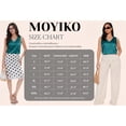 thumbnail image 7 of MOYIKO Tank Tops for Women Silk Satin V Neck Trendy Sleeveless Tops Dressy Casual Flowy Summer Shirts Loose Fit, 7 of 7