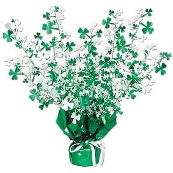 PMU St. Patrick's Day Decorations and Party Supplies - 15 Inch Gleam 'N Burst Centerpiece - Irish Costume, Party Accessory (1/pkg) Pkg/1