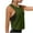 Army Green, variant on Women's Tank Tops Sleeveless Basic Yoga Top Trendy Going Out Crop Top with Adjustable Drawstring Sports