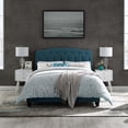 thumbnail image 6 of Modway Amelia Full Upholstered Polyester Fabric Bed in Azure Blue Finish, 6 of 6