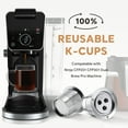 thumbnail image 3 of i Cafilas 2 Pack K Cups Reusable Coffee Pods for Ninja Dual Brew Coffee Maker Stainless Steel Permanent K Cups Filters Coffee Accessories Compatible with Ninja CFP201 CFP301 Dual Brew Pro Machine, 3 of 9
