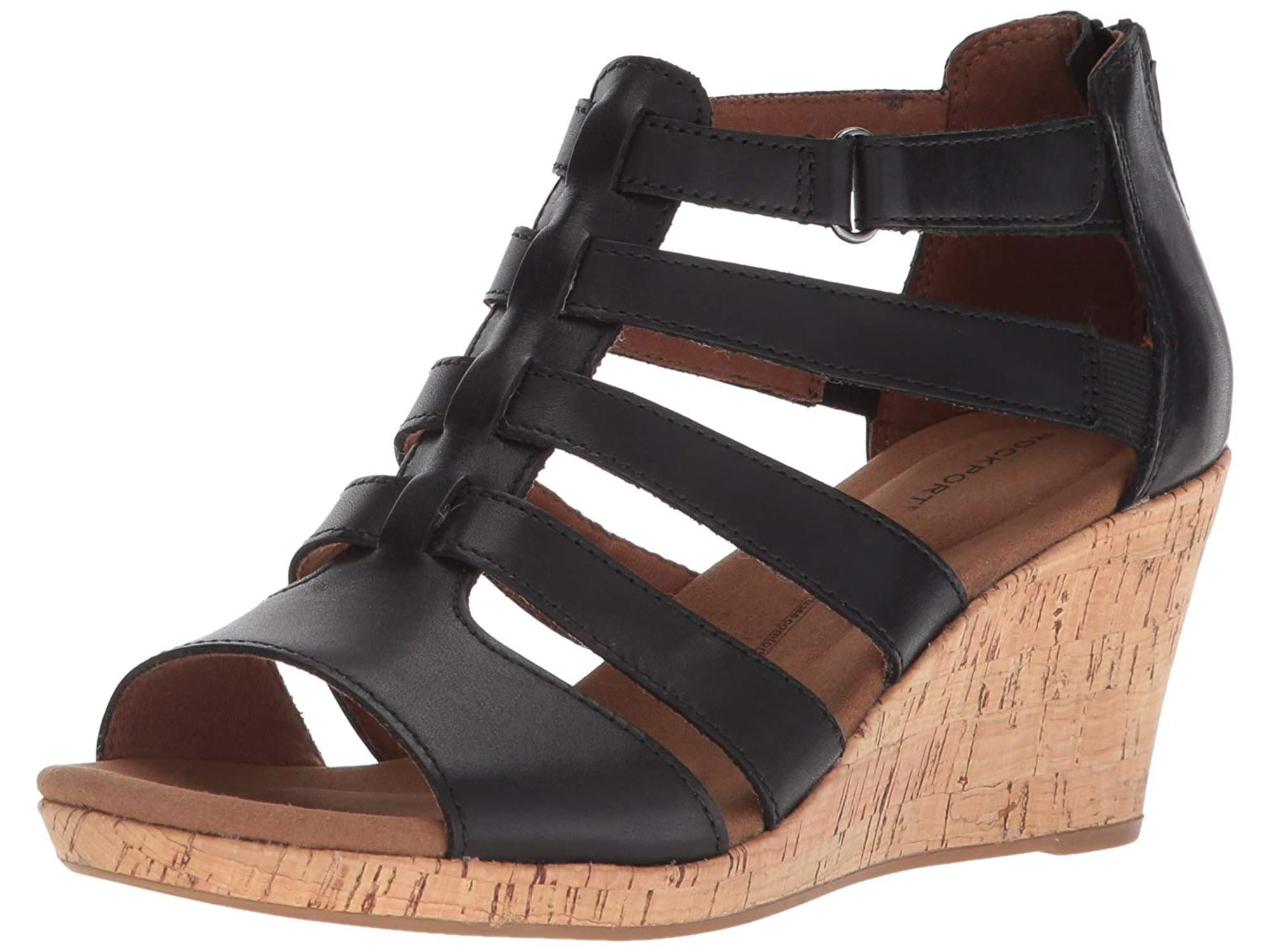 rockport women's briah gladiator wedge sandal