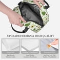 thumbnail image 3 of Easygdp Green Avocado Caja de Almuerzo para Mujeres y Hombres, Bolsa de Almuerzo Insulada, Bolsas Reutilizables Impermeables para Viajes, Trabajo y Picnics, 3 of 7
