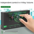 thumbnail image 3 of 6 Channels Mini Headphone Amplifier HA400 Ultra-Compact Stereo Audio Amplifier Earphone Amp for Music, 3 of 5