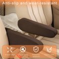 thumbnail image 4 of NOGIS 2 PCS Car Front Seat Armrest Covers, Elastic Fabric Auto Seat Armrest Protectors, Universal Seat Arm Rest Cover Replacement, Vehicle Interior Decor Accessories (Brown), 4 of 7