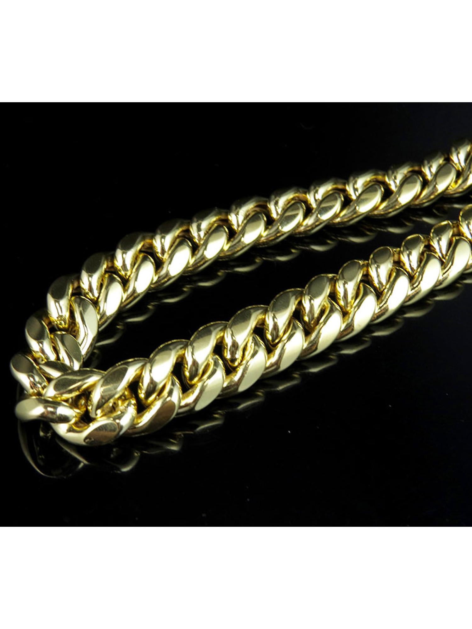 10K Yellow Gold Semi Solid Miami Cuban 