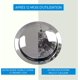 thumbnail image 5 of Juego de 2 Tapones para Lavabo Universales MACHAO Negros 40 mm Tapón para Fregadero de Latón Cromado con Goma Tapa para Lavabo Regulable en Altura Antical Tapón de Desagüe Cromado para Lavabo, 5 of 5