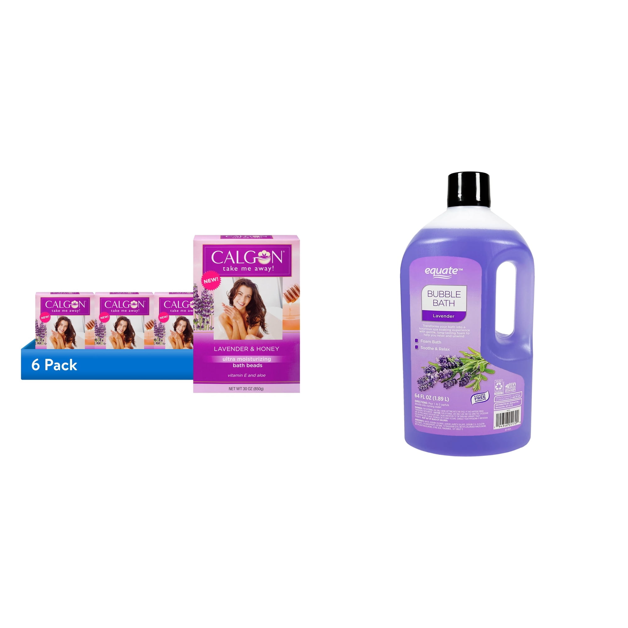 ( & Equate Bubble Bath, Lavender Bundle