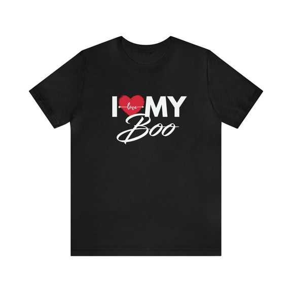 I Love My Boo Shirt | Couple Love T-Shirt, Pair Matching Shirt