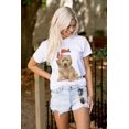 thumbnail image 4 of Christmas Golden Retriever Puppy Women's Graphic T Shirt Tees Brisco Brands S, 4 of 5