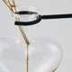 thumbnail image 4 of Jarrón de vidrio transparente hidropónico de amor creativo, contenedor de flores secas de madera, adornos decorativos de escritorio, jarrón de madera, 4 of 5