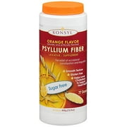 Konsyl Psyllium Fiber Powder Smooth Texture Orange Flavor Sugar Free - 450 GM