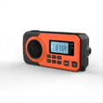thumbnail image 2 of Solar Hand Crank Emergency Weather Radio,SW/AM/FM Portable Radio with 3 LED Flashlight 4000mAh Power Bank, 2 of 6