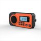 thumbnail image 3 of Radio Meteorológica de Emergencia con Manivela Solar, Radio Portátil SW/AM/FM con Linterna de 3 LED y Batería Externa de 4000 MAh., 3 of 7