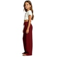 thumbnail image 5 of UJNDER Girls Stylish High Waisted Casual with Elastic Waist and Drawstring for Comfort Girls Pants,Red,12-13 Years, 5 of 6