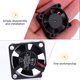 thumbnail image 3 of unbranded 6Ud Ventilador Silencioso Negro Dc 12V Para Enfriamiento Duradero En Impresoras Y Dispositivos Pequeños, 3 of 8