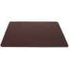 Chocolate Brown Leather 17 x 14 Conference Table Pad