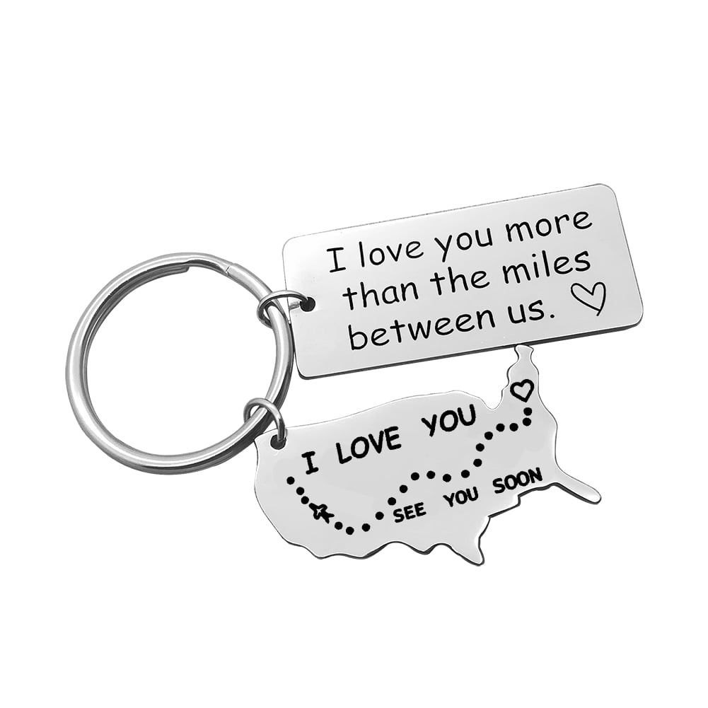 His and Her Couple Valentines Day Gifts Matching Keychain for Him Her Anniversary Christmas Birthday Gifts for Husband Boyfriend from Girlfriend Wife Wedding Engagement Gifts for Couples Newlywed Gift 