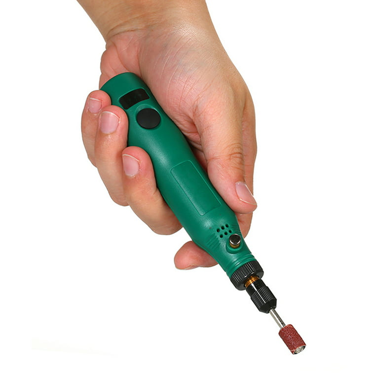 Electric Engraving Pen,USB Rechargeable Mini Grinding Pen Polishing Nail  Machines Cordless Engraving Tool, A 
