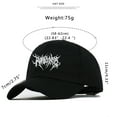 thumbnail image 5 of Gothic Street Punk Frauen Baseball Cap Cotton Fashion Embroidery Outdoor Black Sports Caps Men Women Hip Hop  Dad Hats Hip Hop Sports Caps Embroidery Baseball Hat Men Adjstable Women Caps Dad Hat, 5 of 7