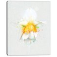 thumbnail image 2 of Art sur Toile de Narcisse Blanche Aquarelle - Impression Florale, 2 of 3