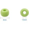 thumbnail image 4 of 1900pcs 6/0 Glass Seed Beads 8 Green Colors Pony Beads 4mm Mini Spacer Beads Loose Craft Beads for Wristlet Bracelet Earring Necklace Jewelry DIY Art Craft Keychain Making, 1.5mm Hole, 4 of 9