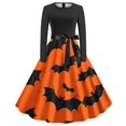 thumbnail image 1 of Dress for Women,Long Sleeve Dress for Women,Womens Fashion Casual Printing Long Sleeve Round-Neck Dress,Long Sleeve Dress,Casual Dress for Women, 1 of 3