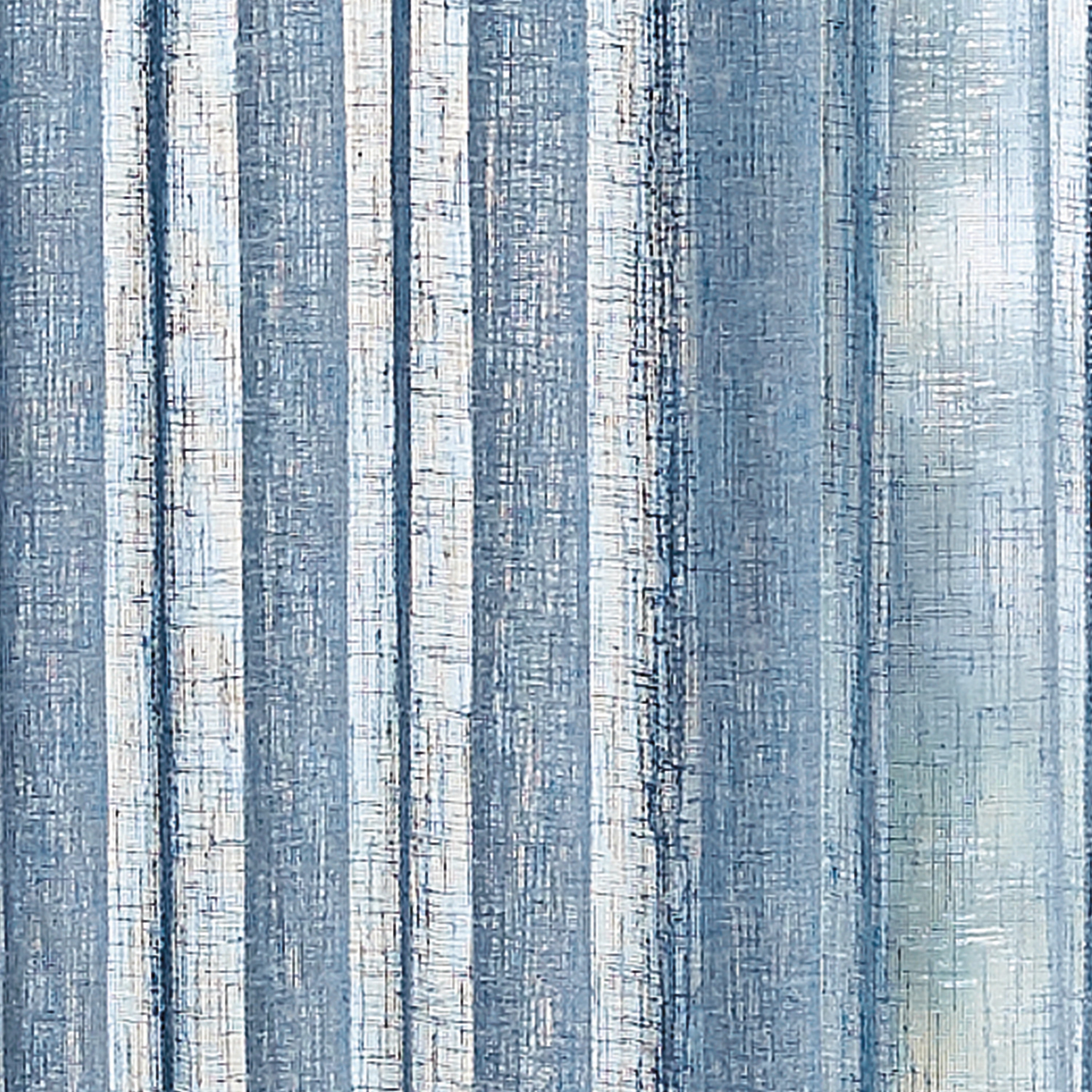 Mainstays Bel Air Sheer Wide Single Curtain Panel, Blue, 50" W x 84" L