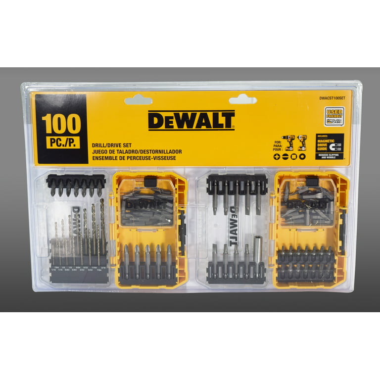 Dewalt 100-piece Impact Screwdriver Bit and Set - Walmart.com
